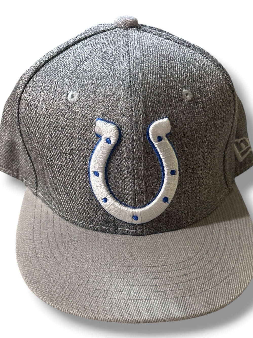New Era 9FIFTY Indianapolis Colts Snapback Hat Gray Blue City Underbrim OSFM